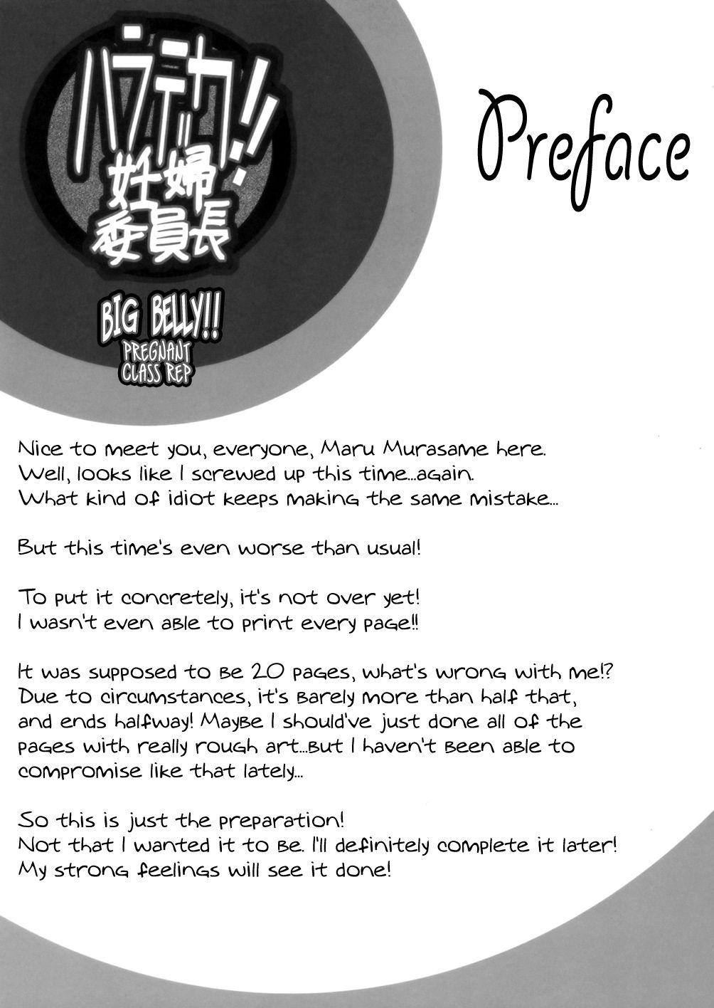 Big Belly!! Pregnant Class Rep Preparation Chapter 1000 Page 2